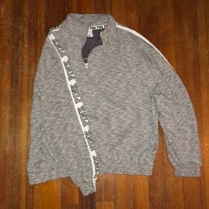 Gray Half zip